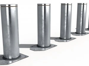 Road security elements pack 3D Model