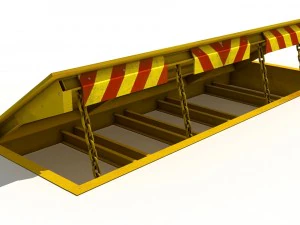 Road security elements pack 3D Model
