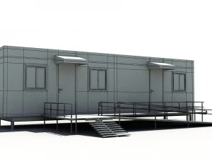 Mobile office 3D Model