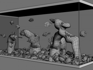 aquarium 3D 모델