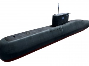 preveze class submarine 209 type 1400 Modelo 3D