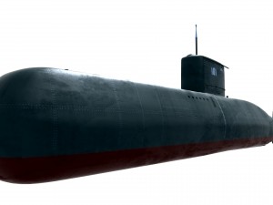 preveze class submarine 209 type 1400 Model 3D