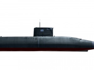 preveze class submarine 209 type 1400 Model 3D