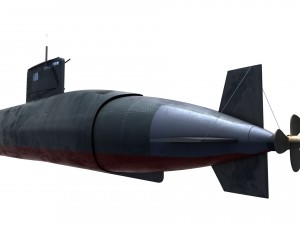 preveze class submarine 209 type 1400 Model 3D