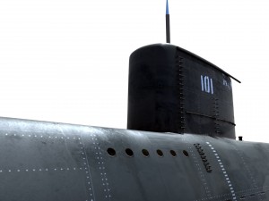 preveze class submarine 209 type 1400 Model 3D