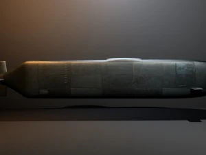 military mini sub 3D Model
