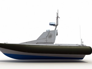 homeland security unmanned patrol boat Model 3D