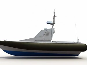 homeland security unmanned patrol boat 3D Model