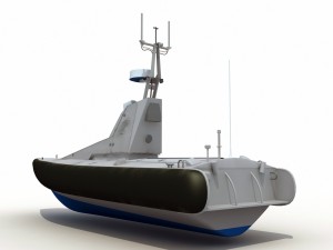 homeland security unmanned patrol boat Model 3D
