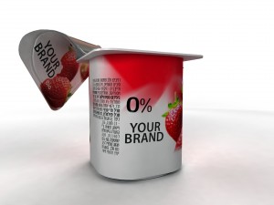 openable yogurt cup 3D Model