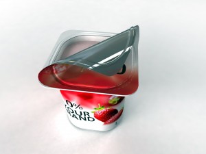 openable yogurt cup 3D Model