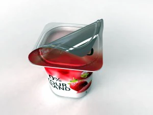 Openable yogurt cup 3D Model