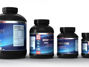 nutrition supplements pack 3D Model