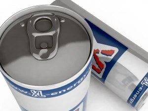 Energy drink can 3D Model