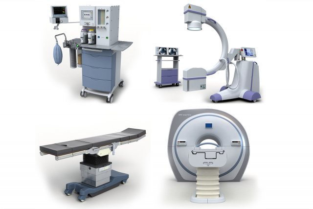 medical equipment pack 3D Модель .c4d .max .obj .3ds .fbx .stl .blend 