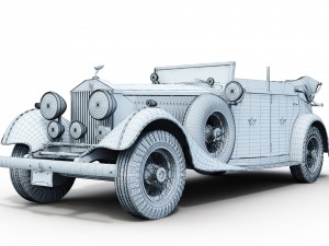 rolls royce phantom ii Modello 3D