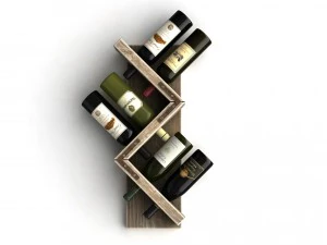 wine rack 1 3D Model