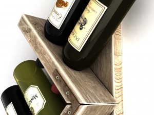 wine rack 1 Modèle 3D