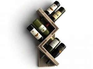 wine rack 1 3D Model