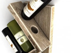 wine rack 1 3D Model