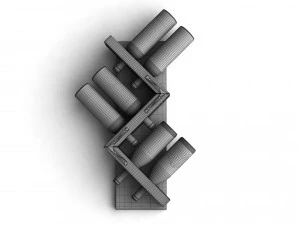 wine rack 1 3D Model
