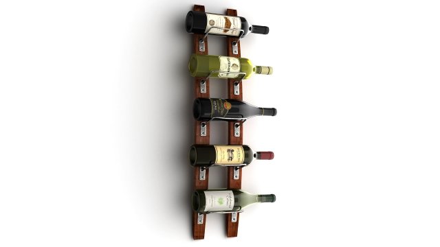 wine rack 2 3D Модель .c4d .max .obj .3ds .fbx .stl .blend 