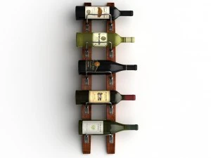 wine rack 2 3D Model