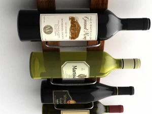 wine rack 2 3D Model