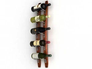 wine rack 2 3D Model
