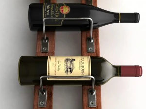 wine rack 2 3D Model