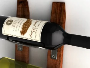 wine rack 2 3D Model