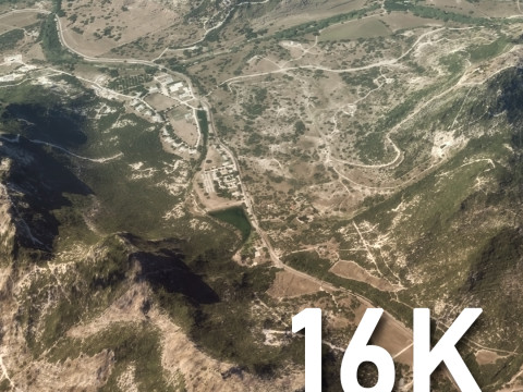 Large Terrain 3D Model