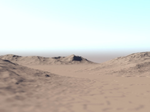Large Terrain 3D Модель