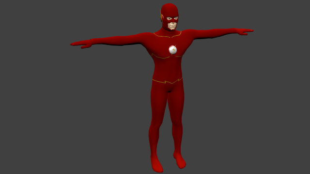 scarlet speedster Modello 3D .c4d .max .obj .3ds .fbx .stl .blend 