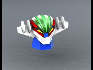 jeeg robot manga Modèle 3D