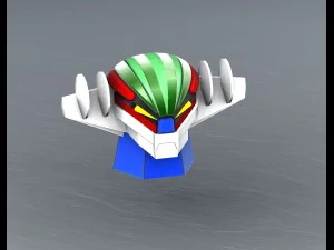 jeeg robot manga 3D Model