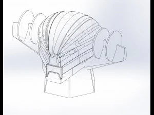 jeeg robot manga 3D Model