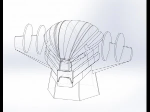 jeeg robot manga 3D Model