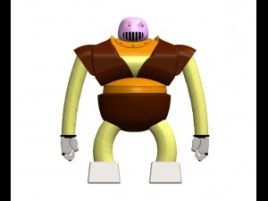 boss robot - mazinga manga Modello 3D