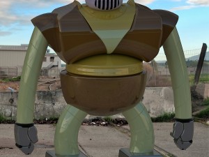 boss robot - mazinga manga Modello 3D