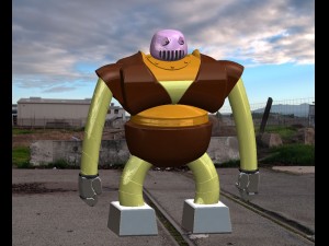 boss robot - mazinga manga 3D Model