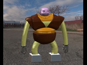 boss robot - mazinga manga Modello 3D