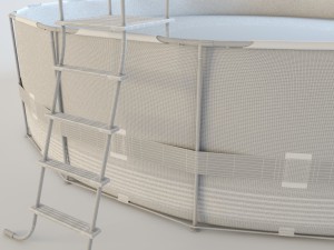 intex metal frame pool 28252 54952 3Dモデル