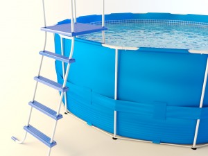 intex metal frame pool 56420 Modello 3D