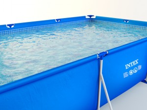 intex metal frame pool 28273 Model 3D