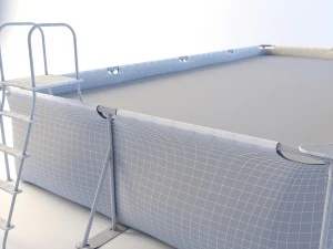 intex metal frame pool 28273 3D Model