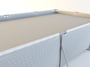 intex metal frame pool 28273 Model 3D