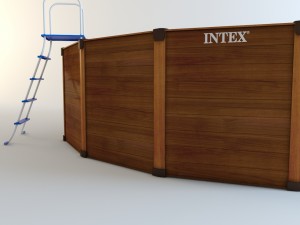 intex 28382 sequoia spirit frame swimming pool Modèle 3D
