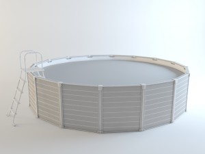 intex 28382 sequoia spirit frame swimming pool Modèle 3D