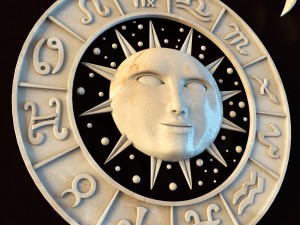 ethnic ornament set - sun and moon Modelo 3D